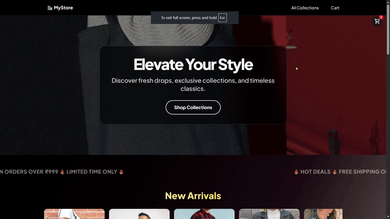 Headless Shopify Dashboard